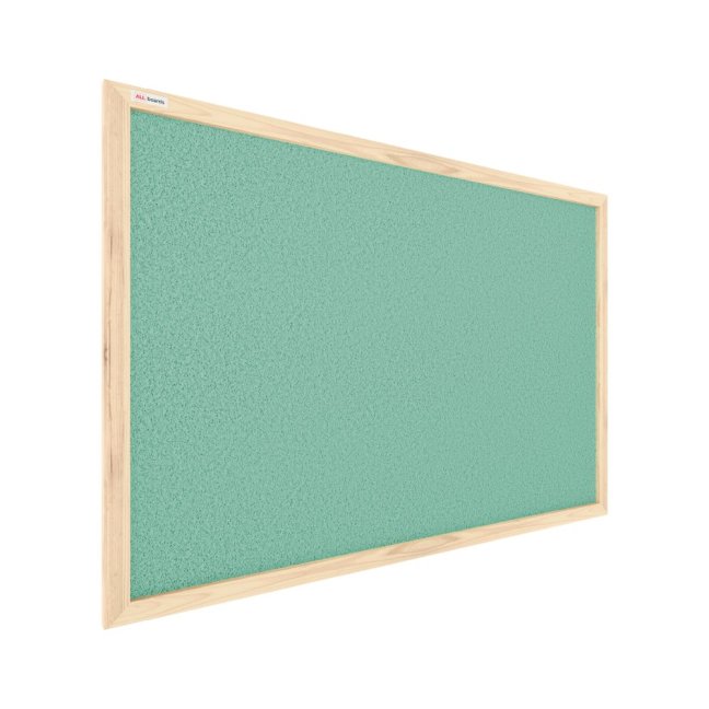 ALLboards korková tabule v dřevěném rámu 60x40 cm- MINT