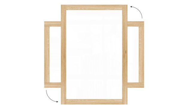 Magnetická tabule PREMIUM 150x100 cm v rámu v barvě dubu