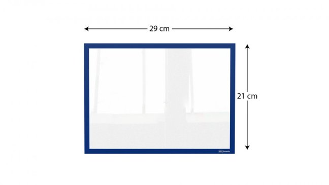 Magnetická kapsa na papier A3 - modrá