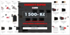 Dárkový poukaz v hodnotě 1500,--