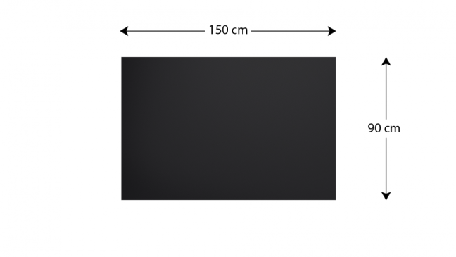 Magnetická tabule 150x90 ALLboards METAL