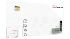 Sklenená magnetická tabuľa 120×60 cm PREMIUM SUPERWHITE