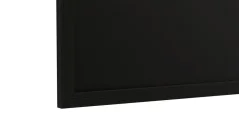 Čierna kriedová tabuľa 120×60 cm – ČIERNÝ drevený rám ECO