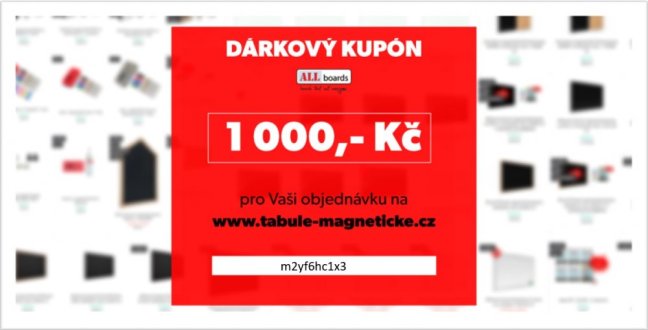 Dárkový poukaz v hodnotě 1000,--