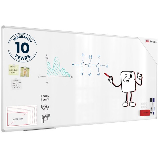 Magnetická tabule 180x90 ALLboards PREMIUM