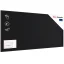 Čierna kriedová tabuľa 120×60 cm – ČIERNÝ drevený rám ECO