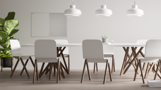 Tabuľa COMBI - biely korok a magnetická biela 60x40 s bielym lakovaným dreveným rámom