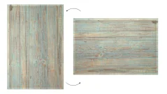 Potištěná korková tabule DVOUBAREVNÉ PRKNA 90x60 cm, dřevěný rám