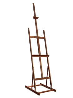 Nastaviteľný drevený stojan 220 cm - farba palisander