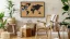 Korková tabuľa MAPA SVETA drevený lakovaný rám BLACK 90x60 cm