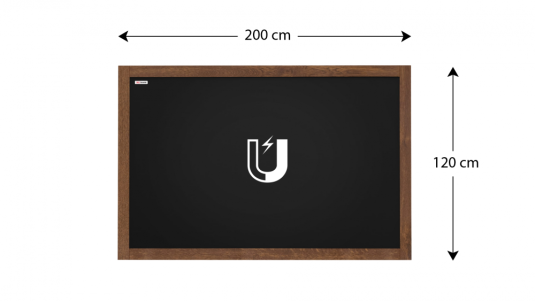 Magnetická tabuľa 200x120 ALLboards NATURAL