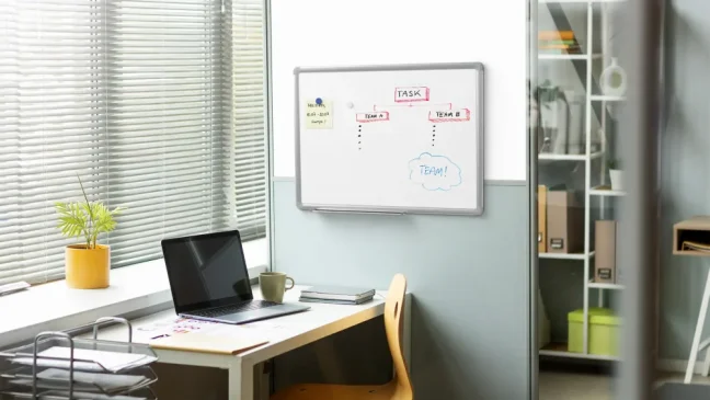 Allboards biela magnetická tabuľa 60x45 cm