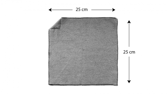Magnetická utierka na biele, sklenené a kriedové tabule - 25x25cm sivá - PREMIUM