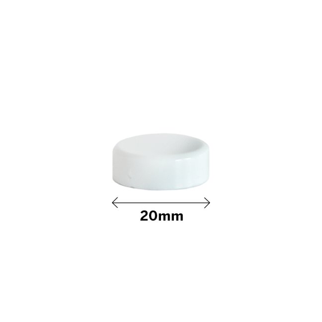 Magnet na tabule 20mm - Bielá