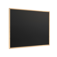 Čierna kriedová tabuľa 70x50 cm, drevený rám ECO
