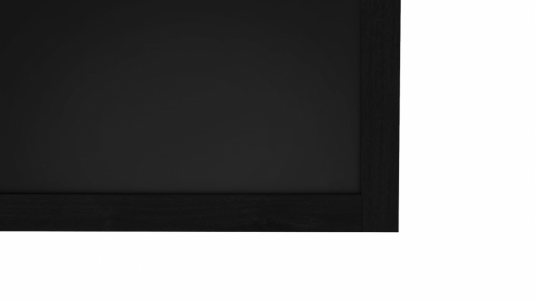 Tabule černá křídová v dřevěném černém rámu 120x90 cm-výhodný set s příslušenstvím