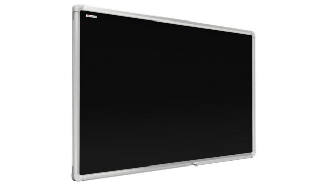 Kriedová magnetická tabuľa s hliníkovým rámom 90x60 cm+ drevený bukový stojan