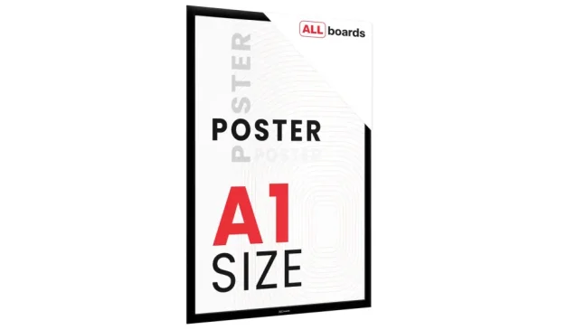 Plakátový rám A1 OWZ – černý, zacvakávací