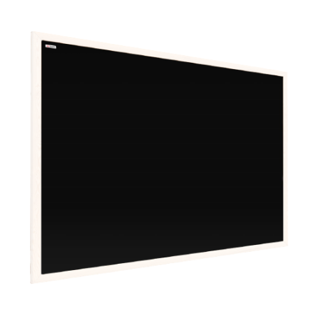 Tabule černá křídová v bílém dřevěném rámu 60x40 cm