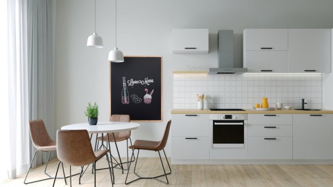 Černá křídová tabule 100x80 cm, dřevěný rám, ECO
