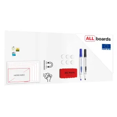 Magnetická tabule SLIMboard bezrámová smazatelná za sucha 305x122 cm + PŘÍSLUŠENSTVÍ ZDARMA