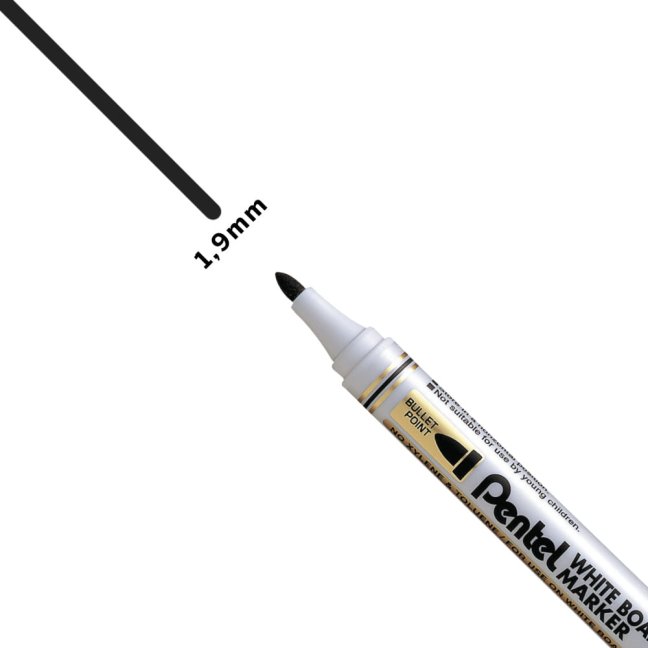 Popisovač Pentel černý