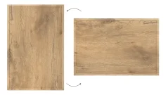 Potištěná korková tabule DŘEVO 90x60 cm, dřevěný rám