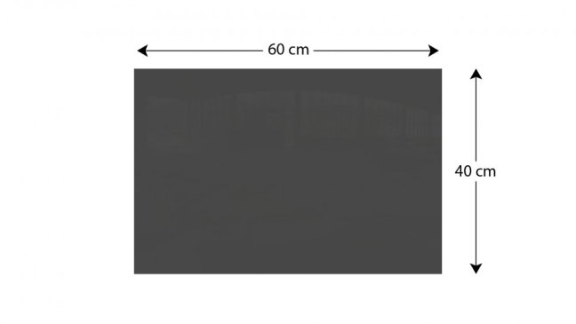 Skleněná tabule 60x40 ALLboards COLOR