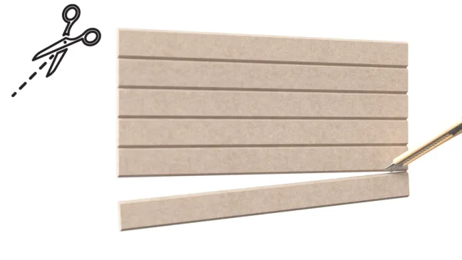 Filcové panely na stenu 90×60 cm camel