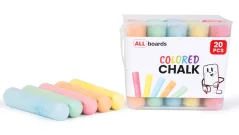 Barevná JUMBO křída na tabule – sada 20 kusů