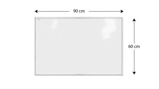 Magnetická tabule 90x60 ALLboards COLOR TM96W