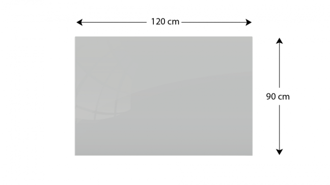 Sklenená tabuľa 120x90 ALLboards COLOR