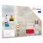 Magnetická tabule METALboards zlatý beton 90x60 cm