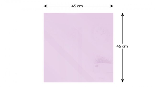Magnetická sklenená tabuľa Queen lilac  90x60 cm
