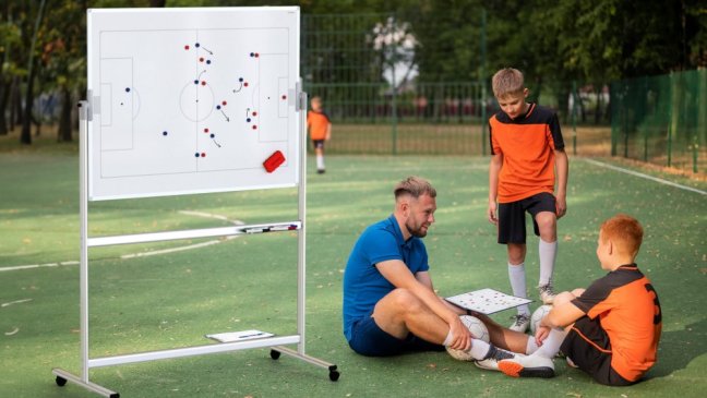 Mobilní trenérská tabule 120x90 ALLboards CLASSIC