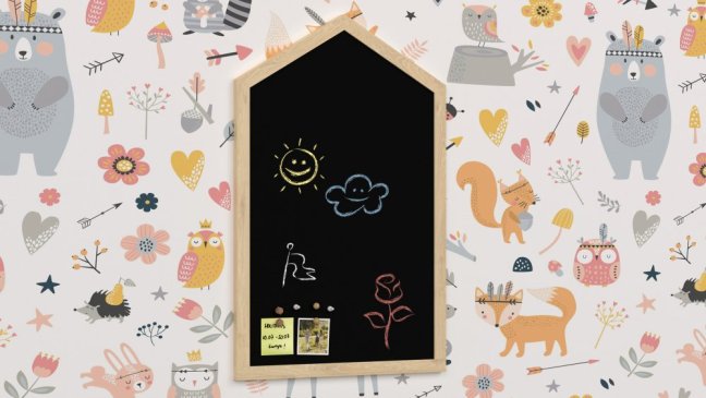 Allboards čierna Magnetická tabuľa 90x60 cm - DOMČEK