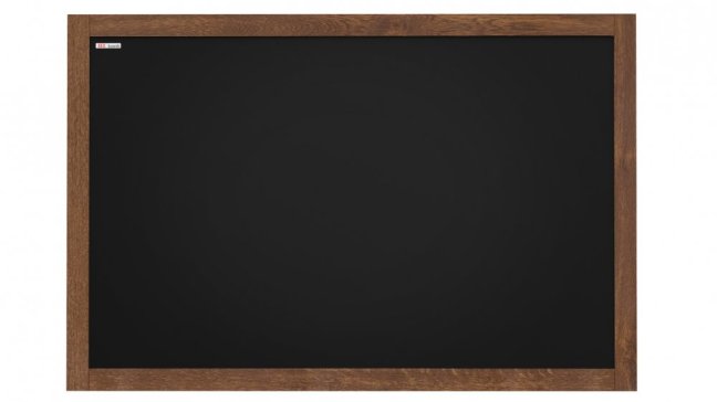 Kriedová nemagnetická tabuľa s dreveným rámom 100x80 cm+ drevený bukový stojan