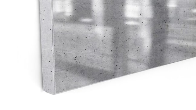 Magnetická tabuľa METALboards cement 90x60 cm