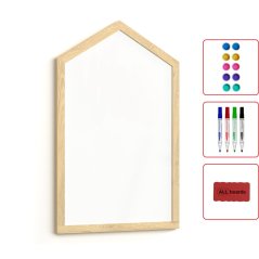 Bílá magnetická tabule 90x60cm - DOMEČEK