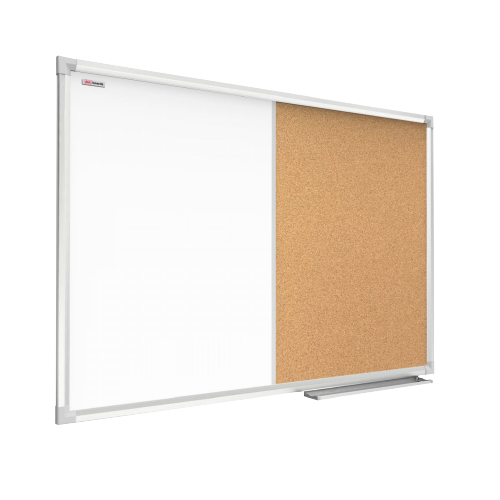 Allboards korková a magnetická tabuľa v hliníkovom ráme 120x90 cm
