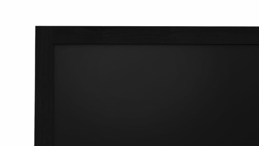 Tabuľa čierna kriedová v drevenom čierném ráme 70x50 cm