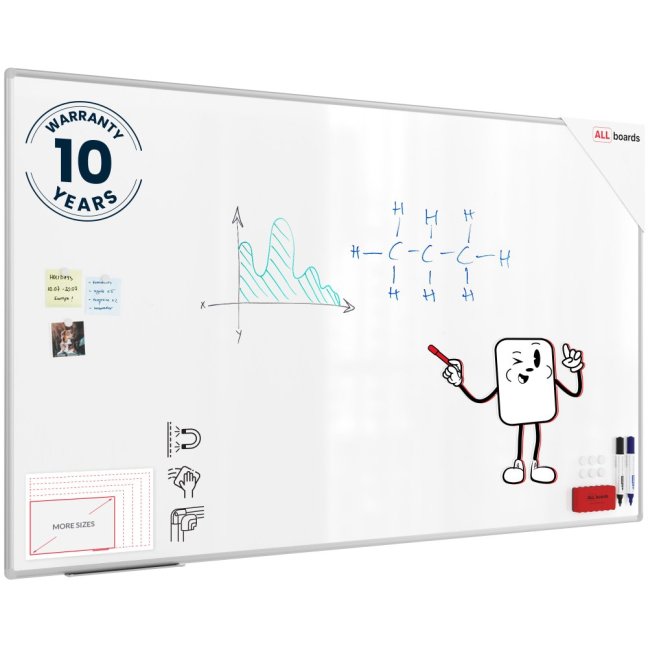 Magnetická tabuľa 200x120 ALLboards PREMIUM