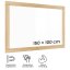 Magnetická tabule PREMIUM 150x100 cm v rámu v barvě dubu