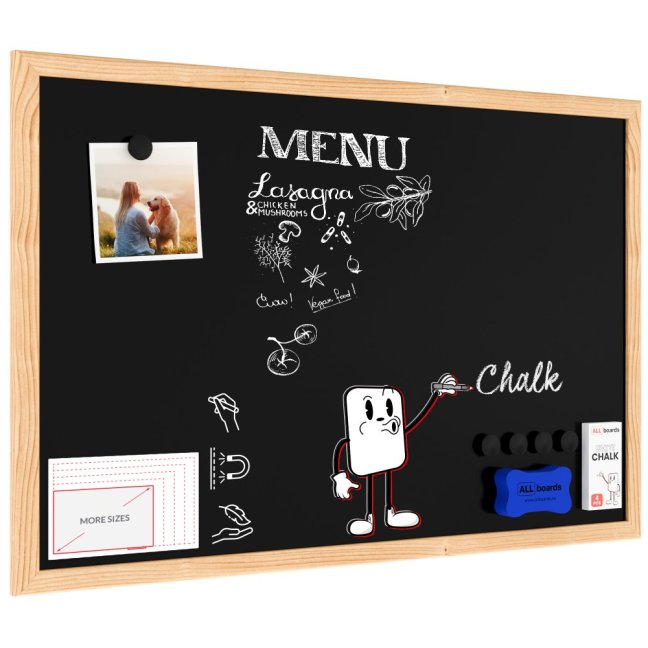 Magnetická tabule 60x40 ALLboards NATURAL