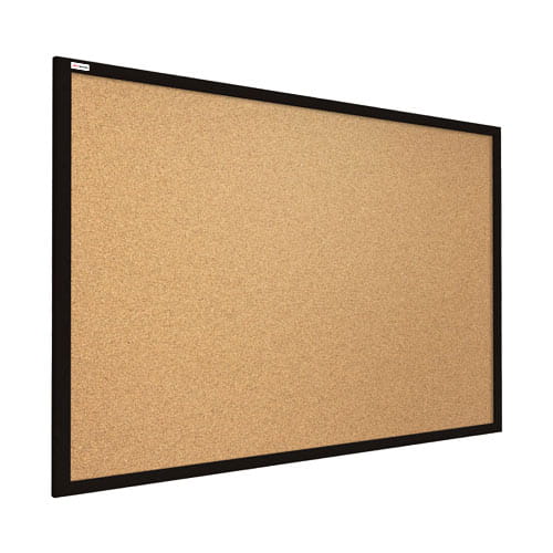 Korková nástenka 60x40cm ALLboards ČIERNÝ rám