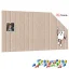 Filcové panely na zeď 80x40 cm camel