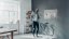 Magnetická tabuľa METALboards cement 90x60 cm
