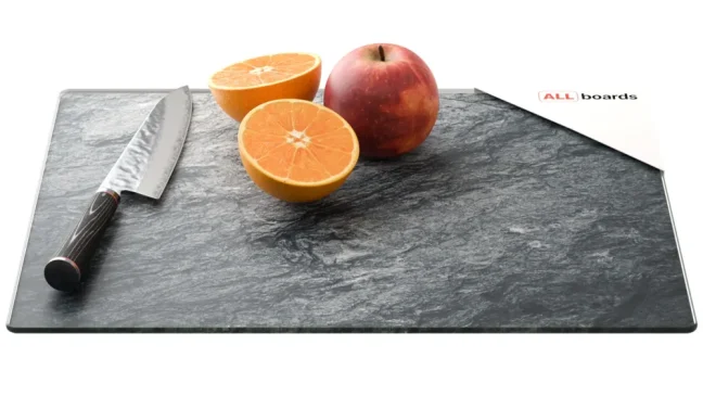 Sklenená doska na krájanie GRANIT / SKALA / KAMEŇ 30 × 40 cm – kuchynská doska, ochranná doska, sklenený podnos