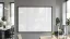 Magnetická suchostierateľná tabuľa biela 120 × 90 cm – čierny drevený rám