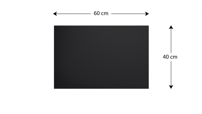 Magnetická tabuľa 60x40 ALLboards METAL